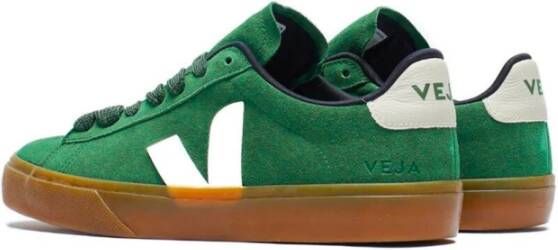 Veja Suède Sneakers Green Heren