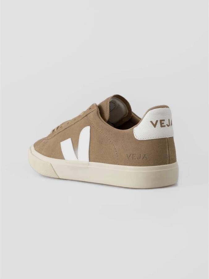 Veja Suede Sneakers met materialen Beige Dames