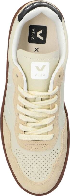 Veja V-90 ZZ O.t. Leren sneakers Beige Dames