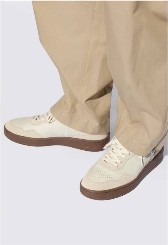 Veja V-90 ZZ O.t. Leren sneakers Beige Heren