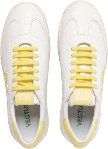 Veja Vintage Stijl Gele Sneakers White Dames