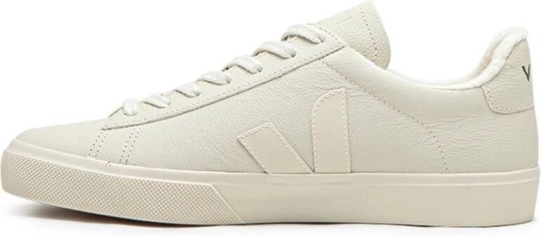 Veja Winter Chromevrij Leren Sneakers Beige Heren