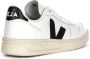 Veja V-10 den Patch Logo Geperforeerde Details Rubberen Zool White - Thumbnail 9