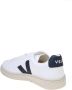 Veja Witte Blauwe Leren Sneakers Ronde Neus White Heren - Thumbnail 3