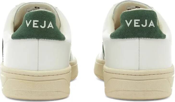 Veja Witte & Groene Leren Sneaker White Heren