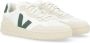 Veja Witte Groene Leren Sneaker V-90 White Heren - Thumbnail 2