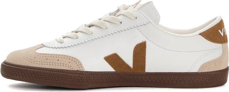 Veja Witte Hazelnoot Sneakers Verhoog Stijl White Dames