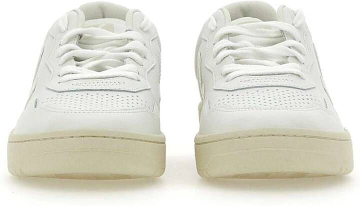 Veja Witte Herensneakers Leer Katoen White Heren