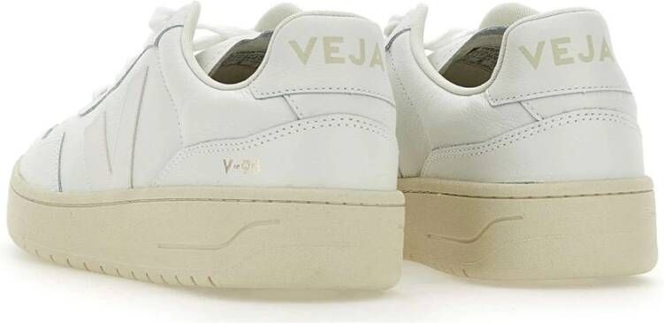 Veja Witte Herensneakers Leer Katoen White Heren