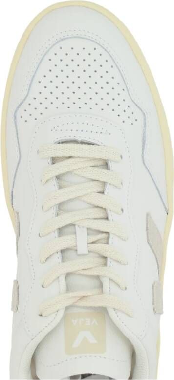 Veja Witte lage leren sneakers White Heren