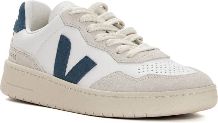 Veja Witte Leren Sneakers Californische Stijl White Dames