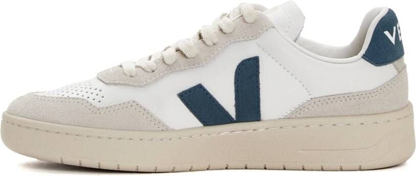 Veja Witte Leren Sneakers Californische Stijl White Dames