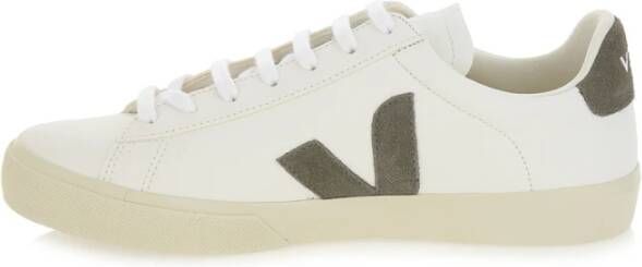 Veja Witte Leren Sneakers Campo Model White Heren