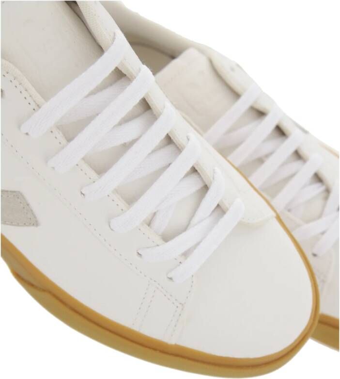 Veja Witte Leren Sneakers Campo Model White Heren