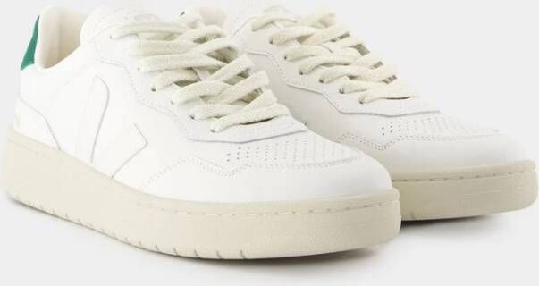 Veja Witte Leren Sneakers Gestructureerd Kalfsleer White Heren