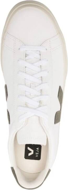 Veja Witte Leren Sneakers Materialen White Heren