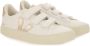 Veja Witte leren sneakers met metallic afwerking Beige Dames - Thumbnail 2