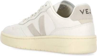 Veja Witte Leren Sneakers met V-logo White Heren