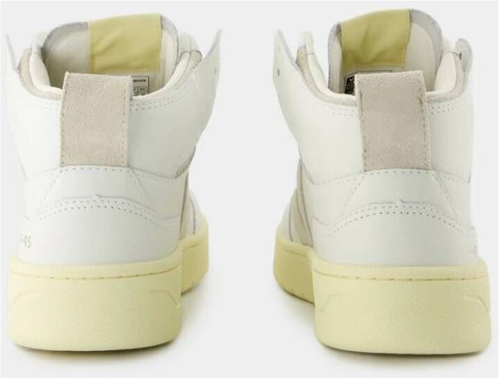 Veja Witte Leren Sneakers Multicolore White Heren