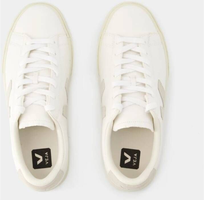 Veja Witte Natuurlijke Leren Sneakers White Heren