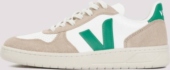 Veja Witte Leren Sneakers Ss24 Multicolor Heren