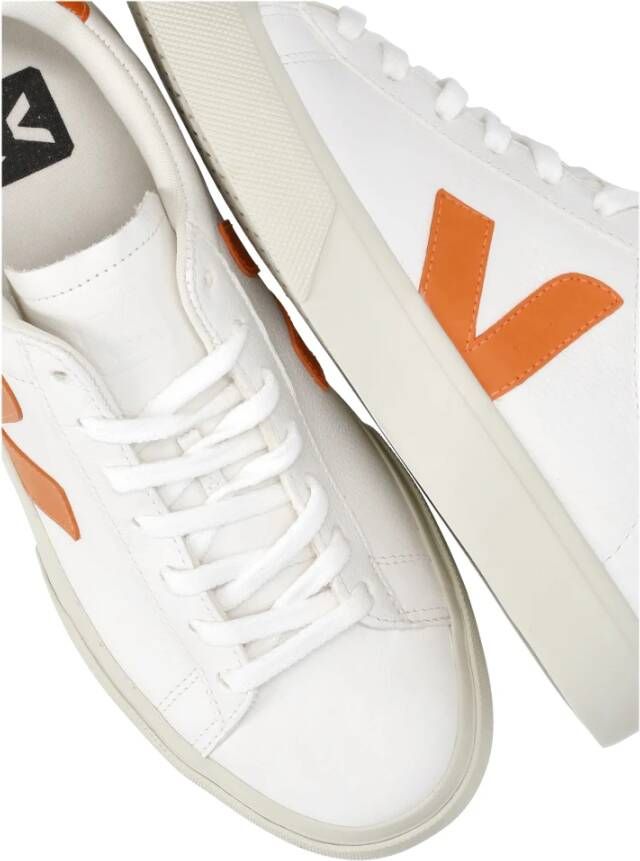 Veja Witte Leren Sneakers voor Vrouwen White Dames