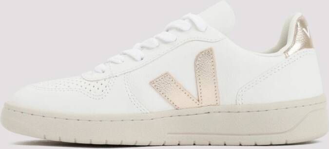 Veja Witte Leren Sneakers voor Vrouwen White Dames