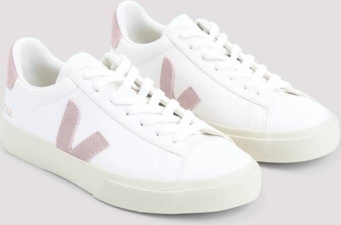 Veja Witte Leren Sneakers voor Vrouwen White Dames