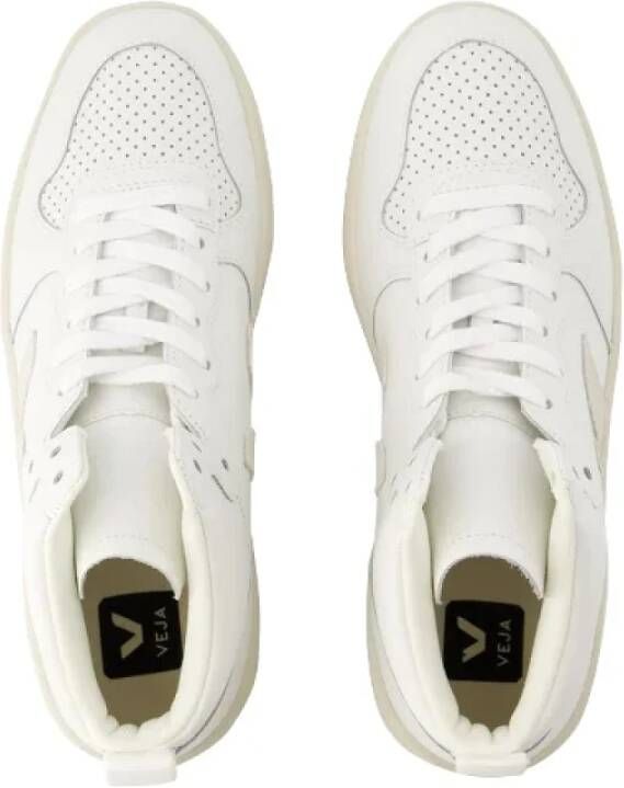 Veja Witte leren sneakers White Dames