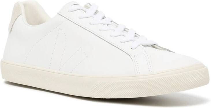 Veja Witte Leren Sneakers White Dames