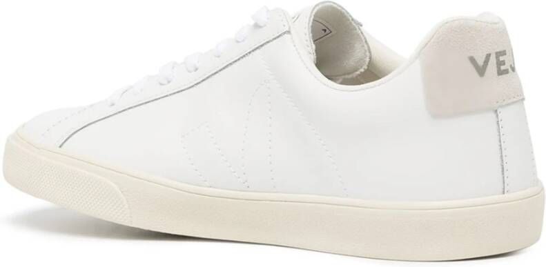 Veja Witte Leren Sneakers White Dames