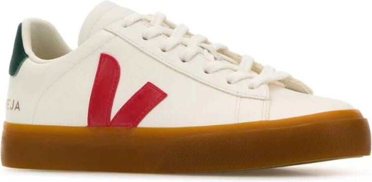 Veja Witte leren sneakers White Dames