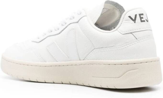 Veja Witte Leren V-90 Manden White Dames