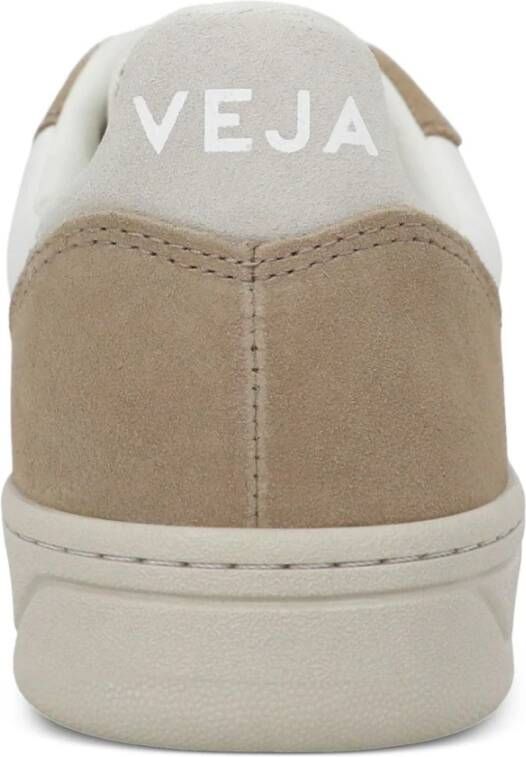 Veja Witte Natuurlijke Sahara V-10 Sneakers White Heren