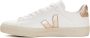 Veja Witte Platine Leren Sneakers White Dames - Thumbnail 3