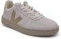 Veja V-10 Chromefree Leather Sneakers Wit Platine Vx0502935 White - Thumbnail 11