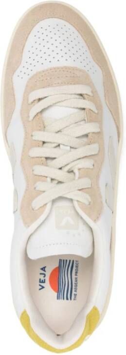 Veja Witte Sneakers met Multikleur Details Multicolor Dames