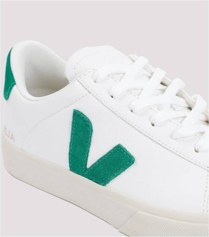 Veja Witte Sneakers Smaragd Accent Stijlvol White Heren