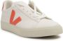 Veja Leren Logo Sneakers Vetersluiting Ronde Neus White - Thumbnail 23