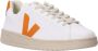 Veja Witte Urca Sneakers met Oranje Inzetstukken White Heren - Thumbnail 2