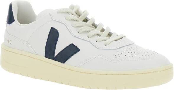 Veja Witte V-90 Sneakers White Heren