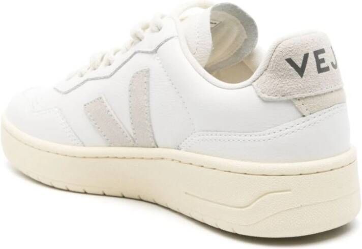 Veja Witte V90 Leren Sneakers White Heren