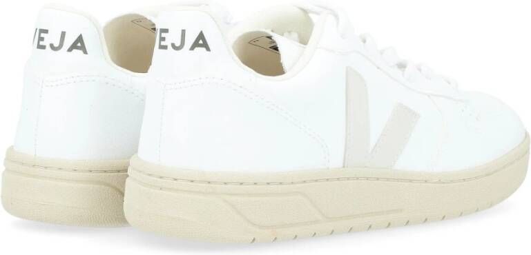 Veja Witte Vegan Leren Sneaker V-10 CWL White Dames