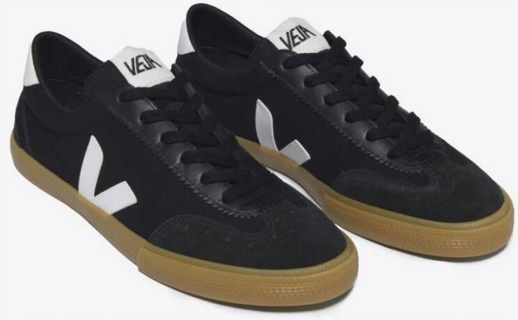 Veja Zwart Wit Natuurlijk Volley Sneakers Multicolor Dames