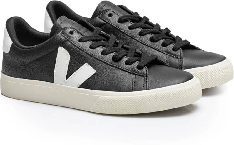 Veja Zwarte Lage Sneakers Black Dames