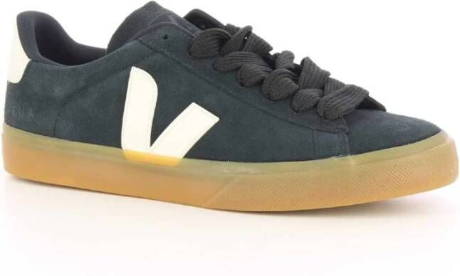 Veja Zwarte Suede Campo Herenschoenen Black Heren