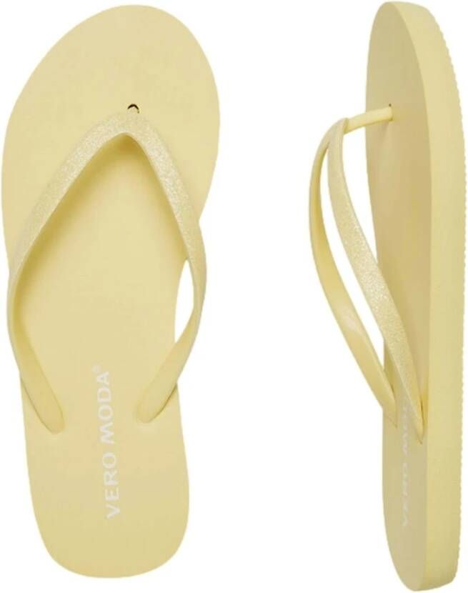 Vero Moda Slippers Yellow Dames