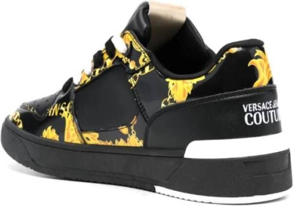 Versace Barok Motief Print Sneakers Multicolor Heren