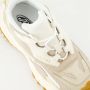 Versace Beige Leren en Technische Stof Baskets Beige Dames - Thumbnail 3