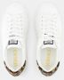 Versace Canvas Sneakers Wit Ronde Neus White Dames - Thumbnail 4